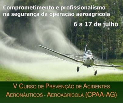 Curso de Prevenção de Acidentes na Aviação Agrícola será realizado em julho no RS